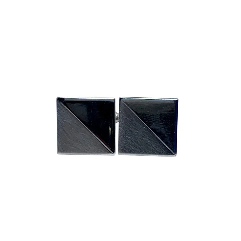 Vintage Flex Let Quality Silver Tone Cufflinks (1979)